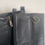 Tommy Hilfiger boot woman’s black riding shoe full zip heel round boot Sz 8M Photo 5