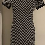 Jonathan Martin Short Sleeve Sweater Dress Black & Gray Small/Medium Photo 4