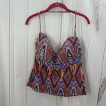 La Blanca Women’s 14 Patterned Swim Tankini Top New Photo 0