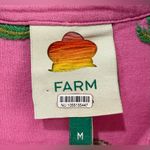 Farm Rio Cross Stitch Coconut Embroidered Pink Playsuit Romper Size Medium $255 Photo 5