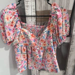 Flowery top Pink Size L Photo 0