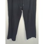 Lauren Ralph Lauren Black Drawstring Pants Womens L Active Performance Sports Size L Photo 2