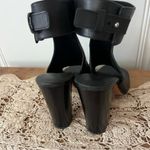 Vince Addie Black Leather Open Toe Ankle Strap Heeled Booties 9.5 Photo 10