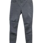 EXPRESS Legging Mid Rise Jeans Gray Denim Womens 2S 2 Short Stretch Classic Y2K Photo 0