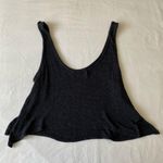 Abercrombie & Fitch Grey Flowy Cropped Tank Top Photo 1