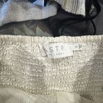 ASTR White Smocked Puff Sleeve Sundress Photo 2