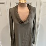 Only Hearts Vintage  Tunic Olive Green Cowl Neck Long Sleeve Boho Lagenlook Photo 1