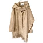 Isabel Marant  Etoile Faty Wool Fringe Ecru Tan size 34 US 2 Photo 4