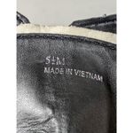 Linea Paolo Moto Boot‎ 5.5 Snakeskin Print Lace Up Ankle Boots Combat Booties Gray Photo 14