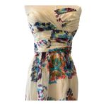 Shoshanna Women’s Multicolor Strapless Silk Dress - Size 4 Photo 10