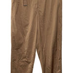 LAFAYETTE 148 NEW YORK Women's Tan Belted Trousers Cropped Dress Pants Sz Small Photo 0