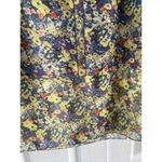 CAbi Positano Small Blouse 5041 Layered Yellow Floral Top Cottagecore Spring Photo 3