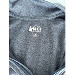 REI 2XL Grey Lightweight Pullover Fleece Zip Active Skiing Hiking Outdoor XXL Gray Photo 2