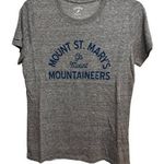 MSMU Mount St. Mary's University Mountaineers League Women's Tee Shirt, XL Gray Photo 0