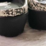 Qupid FAUX LEATHER SNAKE SKIN PRINT MULES BOOTIES CLOGS - SOCHI BLACK WHITE - SIZE 8 Photo 6