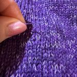 Daisy Fuentes  Purlple Short Sleeve Sweater Top Petite Large Photo 6