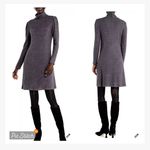 Nic+Zoe  Cozy Ribbed Knit Funnel Neck Sweater Dress Photo 1