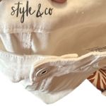 Style & Co . Curvy Skinny Leg White‎ Jeans Photo 5