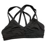 Lululemon Womens Energy Bra Black Sports Athletic Gym Performance Size 4‎ Photo 0