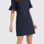 Draper James Navy Blue Short Bell Sleeve Ponte Knit Shift Dress Sz.XXL Photo 1