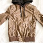 Foreign Exchange Brown Leather Jacket Photo 1