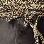 Toad & Co Medium Seleena Skort Daisy Floral Stretch Attached Shorts Drawstring Black Photo 5