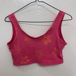 The Vintage Shop Hot Pink Cotton Vintage Sports Bra Photo 1