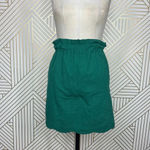 Lauren James  Scalloped‎ Seersucker Skirt in Green Size XS Photo 1