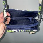 Vera Bradley Quilted Floral Wallet Wristlet Crossbody Green Blue White Purse Photo 6