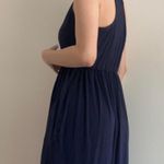 Navy Blue Maxi Dress Size M Photo 2