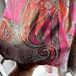 Style & Co Womens Tops Size S Sheer Chiffon Paisley Print Photo 4