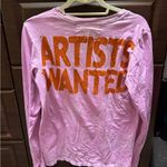 Freecity Artists Wanted Pink Long Sleeve Shirt with Dove Logo Size M Photo 2