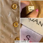 VINTAGE 1990'S GANTOS BROWN EMBROIDERED VEST AND WRAP SKIRT SUIT (6) Tan Photo 12