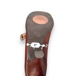 Biviel Brown Leather Mary Jane Slip On Kitten Heels‎ Sz 8 Photo 15