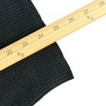 Vintage Lyle & Scott Cashmere Ribbed Mock Neck Ruffle Sweater Women XS Preppy Black Photo 12