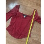 Urban Outfitters Corset Cropped Long Sleeve Top Size Small Photo 4