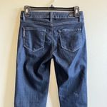 Paige Skyline Stretch Skinny Jeans Denim Twilight Black Dark Wash Size 25 Photo 5