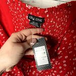 City Chic  Rain Blossom Red Floral Dress NWT XXL Photo 2