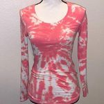 No Boundaries  pink tie dye long sleeve top Photo 0