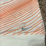Nike  Orange and White Sweatshirt Hoodie Photo 4