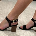 Black Block Heels Size 7 Photo 1