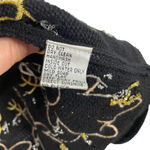 VINTAGE 90s Jack B Quick Ugly Bedazzled Christmas Cardigan Sweater Black Size M Size M Photo 8