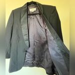 Saks 5th Avenue Vintage Saks Fifth Avenue 100% Pure Wool Black Blazer SIZE 10 (Large) Photo 2