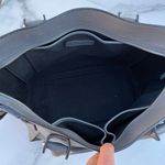 Alexander McQueen women’s Inside Out gray calfskin leather shopper tote bag Photo 9