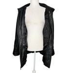 wilson's leather Wilson's Genuine Leather Women's Blazer Jacket Size XS Black Pockets Long Length Photo 5