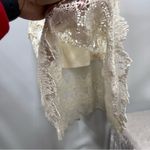 Chelsea & Theodore Cream long Lace tiered Maxi Skirt 2x crochet bohemian boho Photo 5