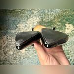 BCBGMAXAZRIA Vintage 90s BCBG Paris black patent slip on mules, size 8.5M Photo 11