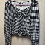 Houndstooth Black & White  Shirt Photo 0