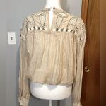Free People ‎ sequin beaded embellished boho top size S BIN I Photo 7