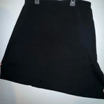 Perri NY women’s black stretchy XL midi knee length Skirt career business casual Photo 1